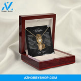 To My Daughter - Never Forget - Love Knot Necklace