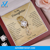 To My Daughter | Old Lion | Love Knot Earring & Necklace Set