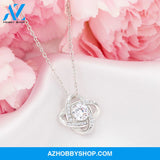 To My Daughter On Your Pregnancy Silver Necklace