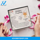 To My Daughter On Your Pregnancy Silver Necklace