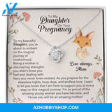 To My Daughter On Your Pregnancy Silver Necklace