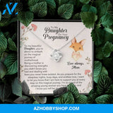 To My Daughter On Your Pregnancy Silver Necklace