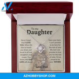 To My Daughter | Proud Of You | Love Knot Necklace | Gift For Daughter From Dad