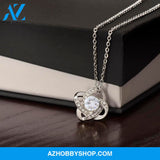 To My Daughter | Proud Of You | Love Knot Necklace | Gift For Daughter From Dad