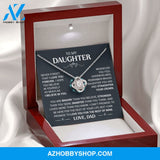 To My Daughter - Straighten Your Crown - Love Knot Necklace