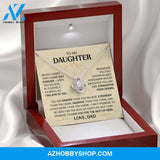 To My Daughter - Straighten Your Crown - Love Knot Necklace