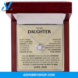 To My Daughter - Straighten Your Crown - Love Knot Necklace