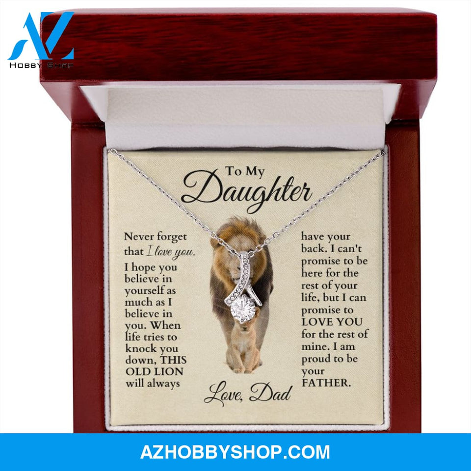 To My Daughter "This Old Lion" Necklace