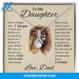 To My Daughter "This Old Lion" Necklace
