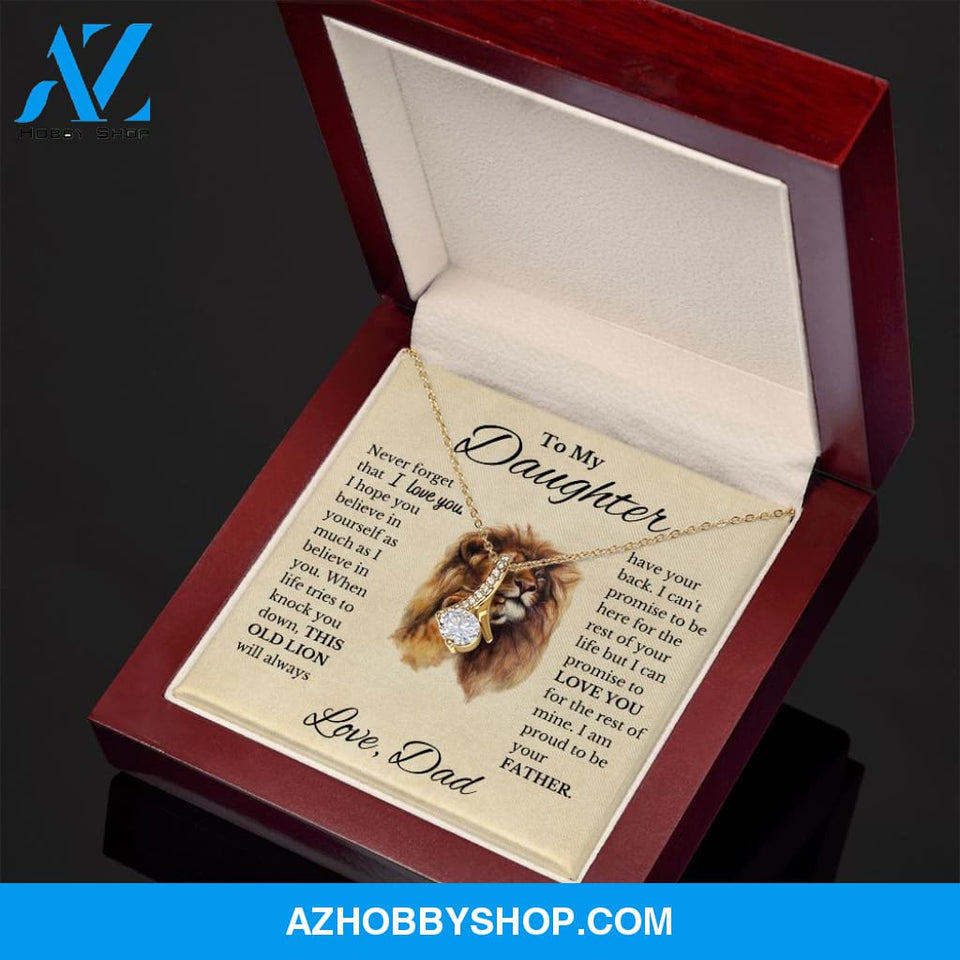 To My Daughter "This Old Lion" Necklace