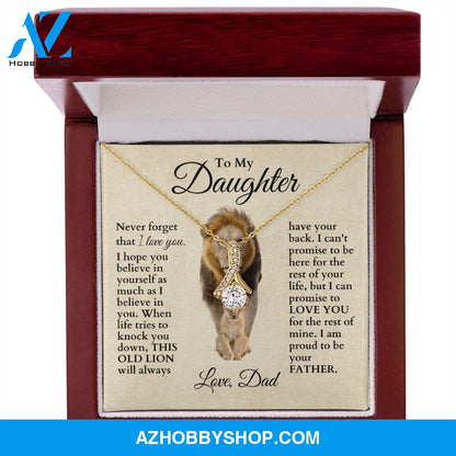 To My Daughter "This Old Lion" Necklace