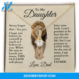 To My Daughter "This Old Lion" Necklace