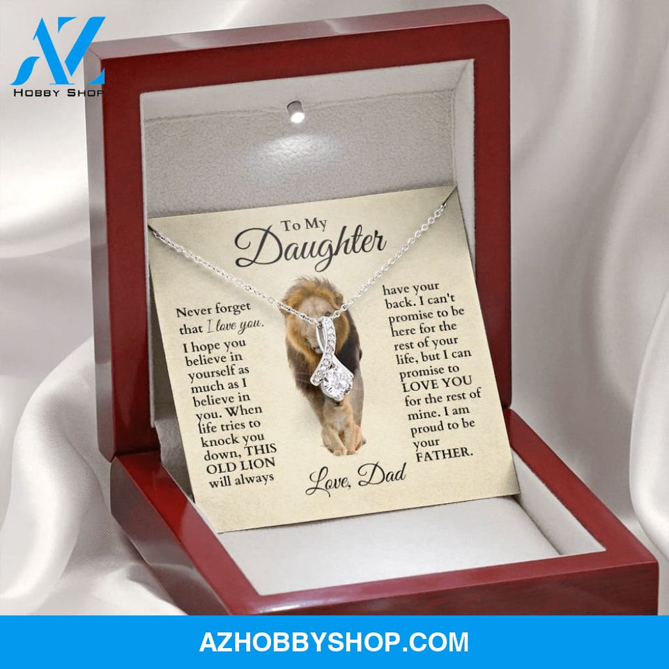 To My Daughter "This Old Lion" Necklace
