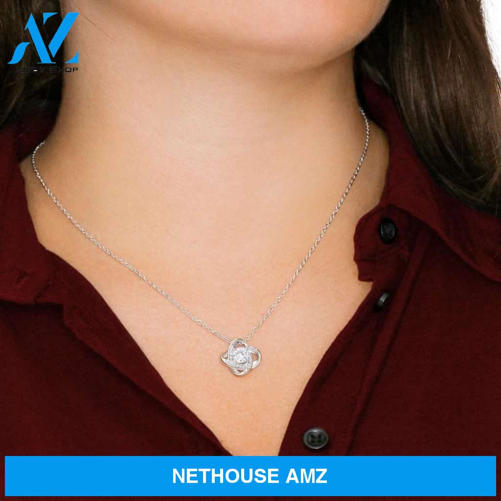 To My Favorite, To My Everything Love Knot Necklace