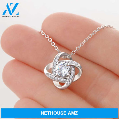 To My Favorite, To My Everything Love Knot Necklace