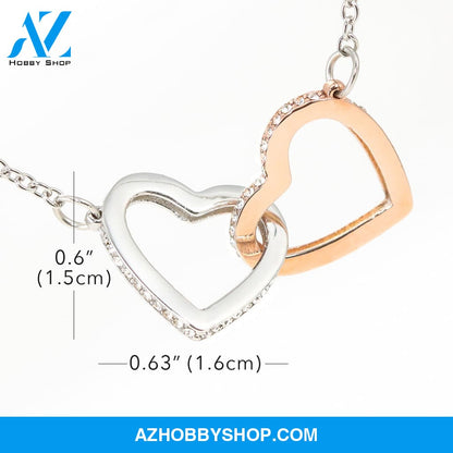 To My Goddaughter Interlocking Hearts Necklace - Jewelry for Goddaughter - Gift for Goddaughter