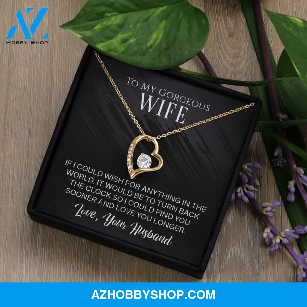 To My Gorgeous Wife - Forever Love Necklace