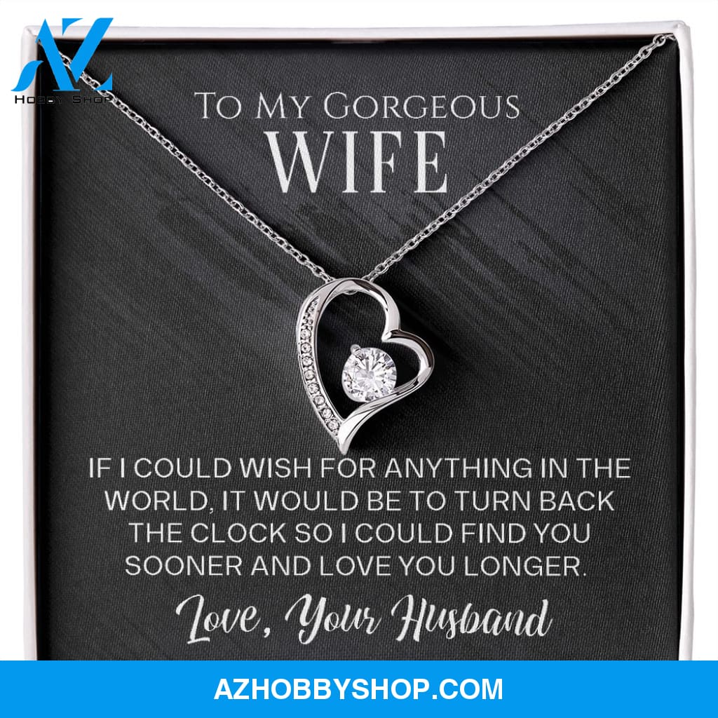 To My Gorgeous Wife - Forever Love Necklace
