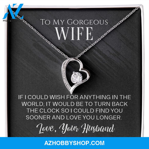 To My Gorgeous Wife - Forever Love Necklace