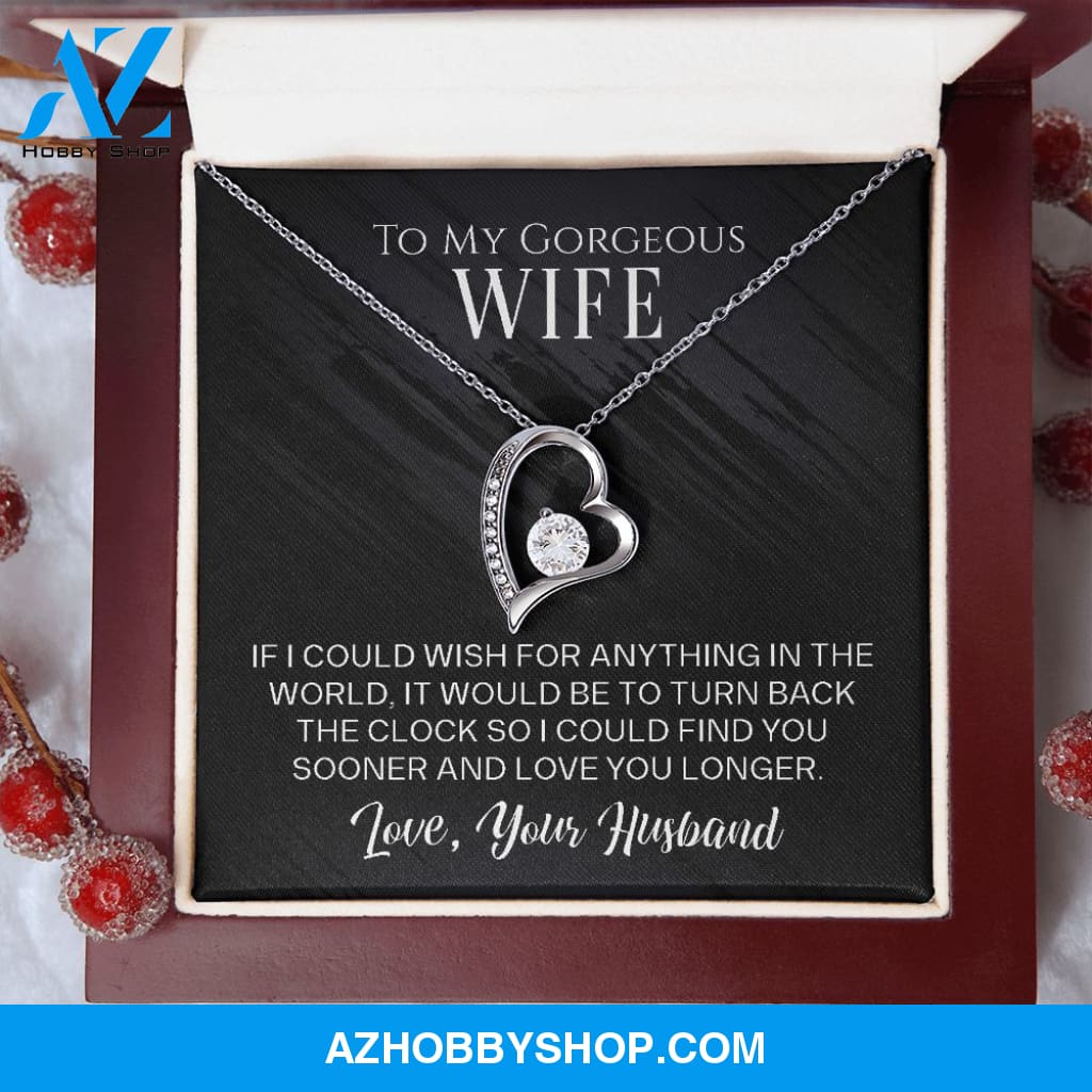 To My Gorgeous Wife - Forever Love Necklace