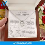 To My Granddaughter, Always Remember This - Lucky Horseshoe Necklace