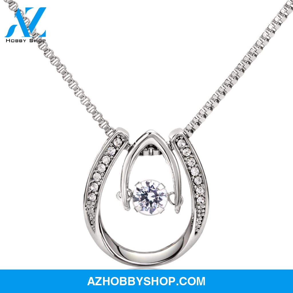 To My Granddaughter, Always Remember This - Lucky Horseshoe Necklace
