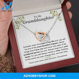 To My Granddaughter, Love Grandma - Necklace Gift Set