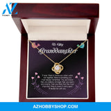 To My Granddaughter Love Knot Necklace