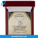 To My Granddaughter Necklace, You Light up My Life