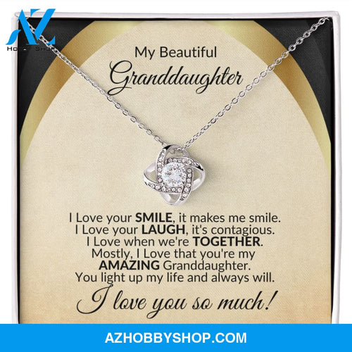 To My Granddaughter Necklace, You Light up My Life