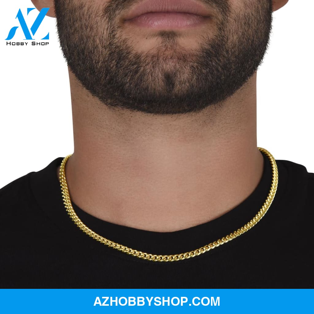 To My Husband, God Gave Me You - Cuban Link Chain