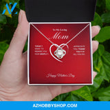 To My Loving Mom - Happy Mother's Day - Love Knot Necklace