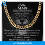 To My Man - Straighten Up Your Crown - Cuban Chain