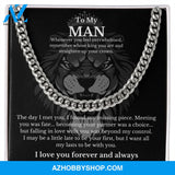 To My Man - Straighten Up Your Crown - Cuban Chain