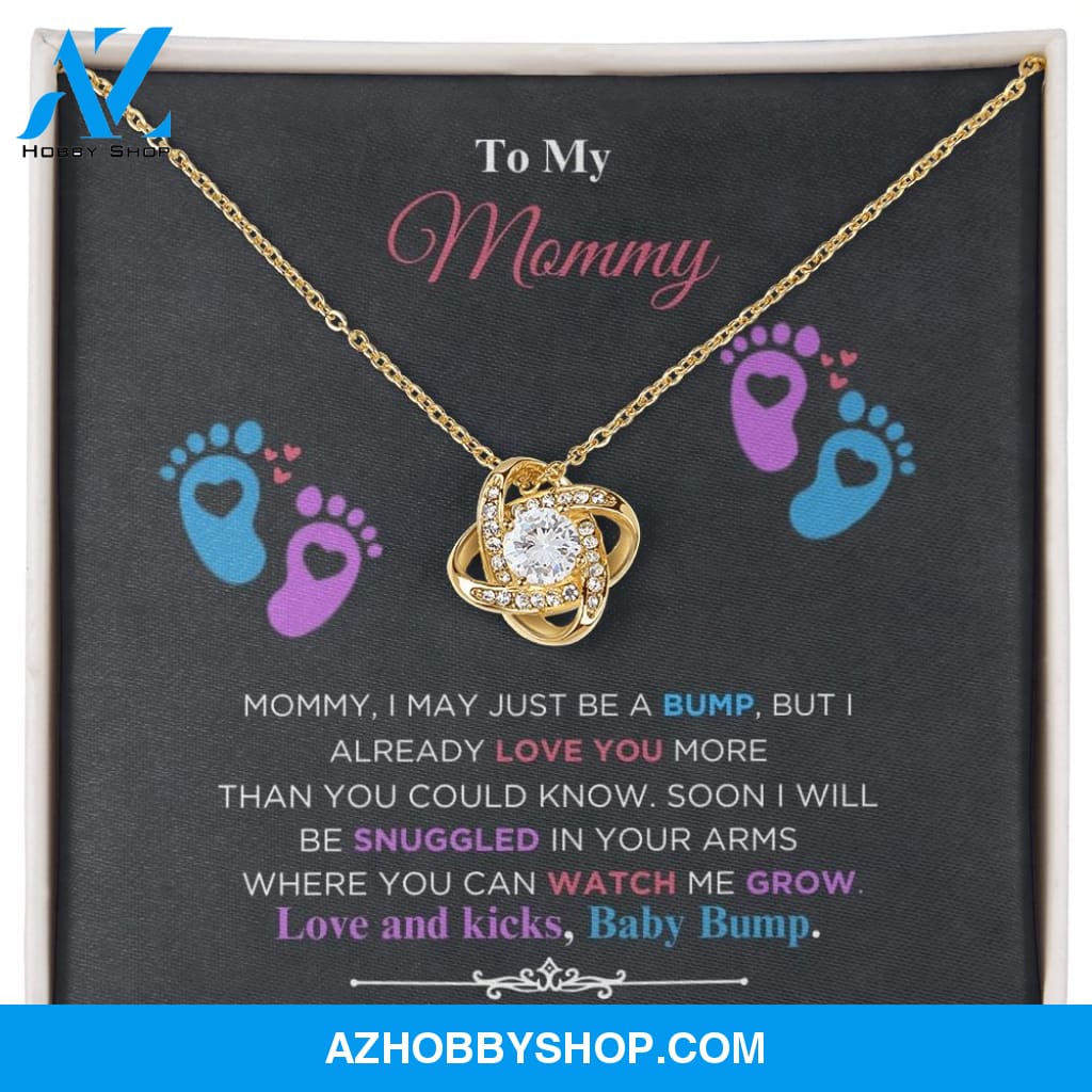 To My Mommy - Love And Kicks - Love Knot Necklace