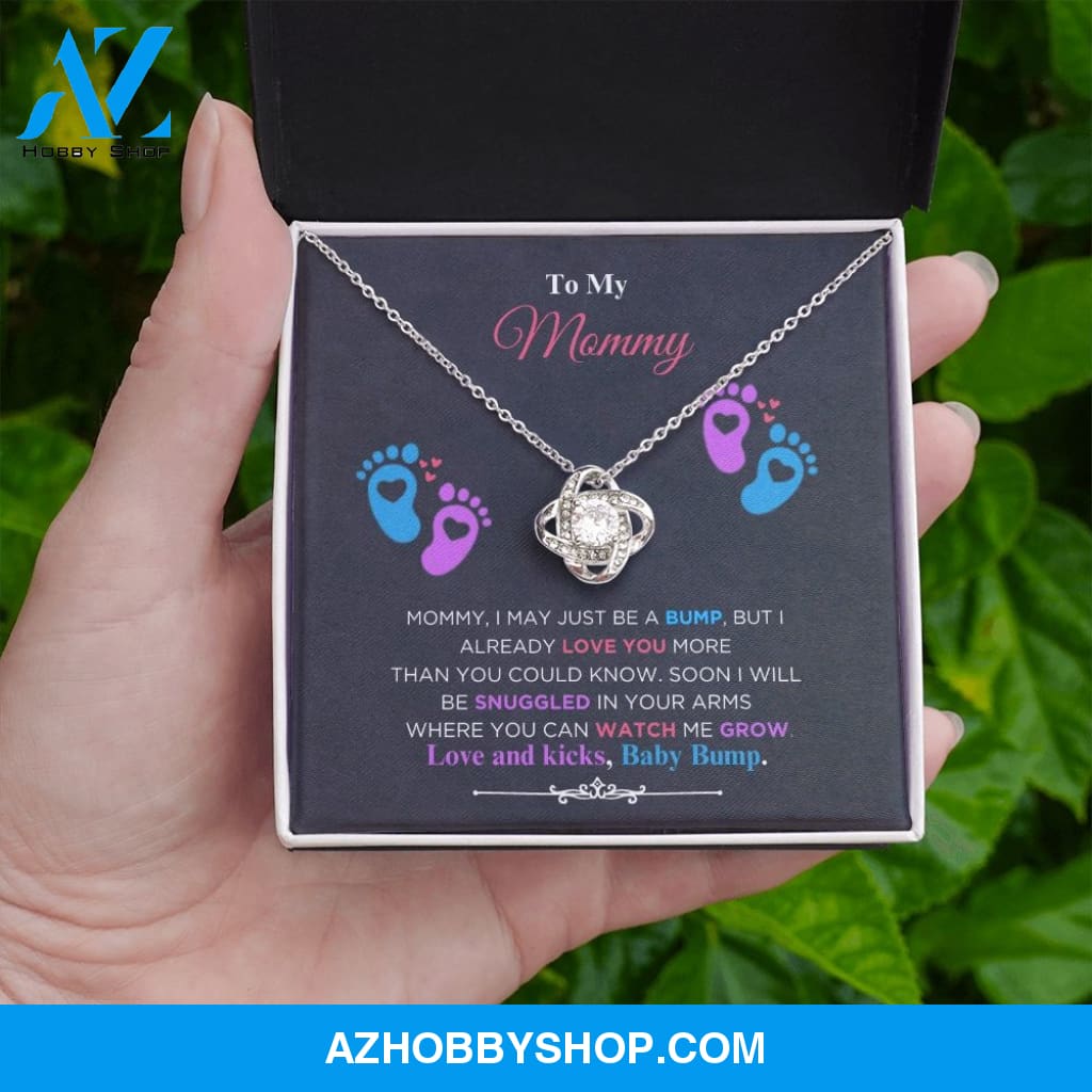 To My Mommy - Love And Kicks - Love Knot Necklace