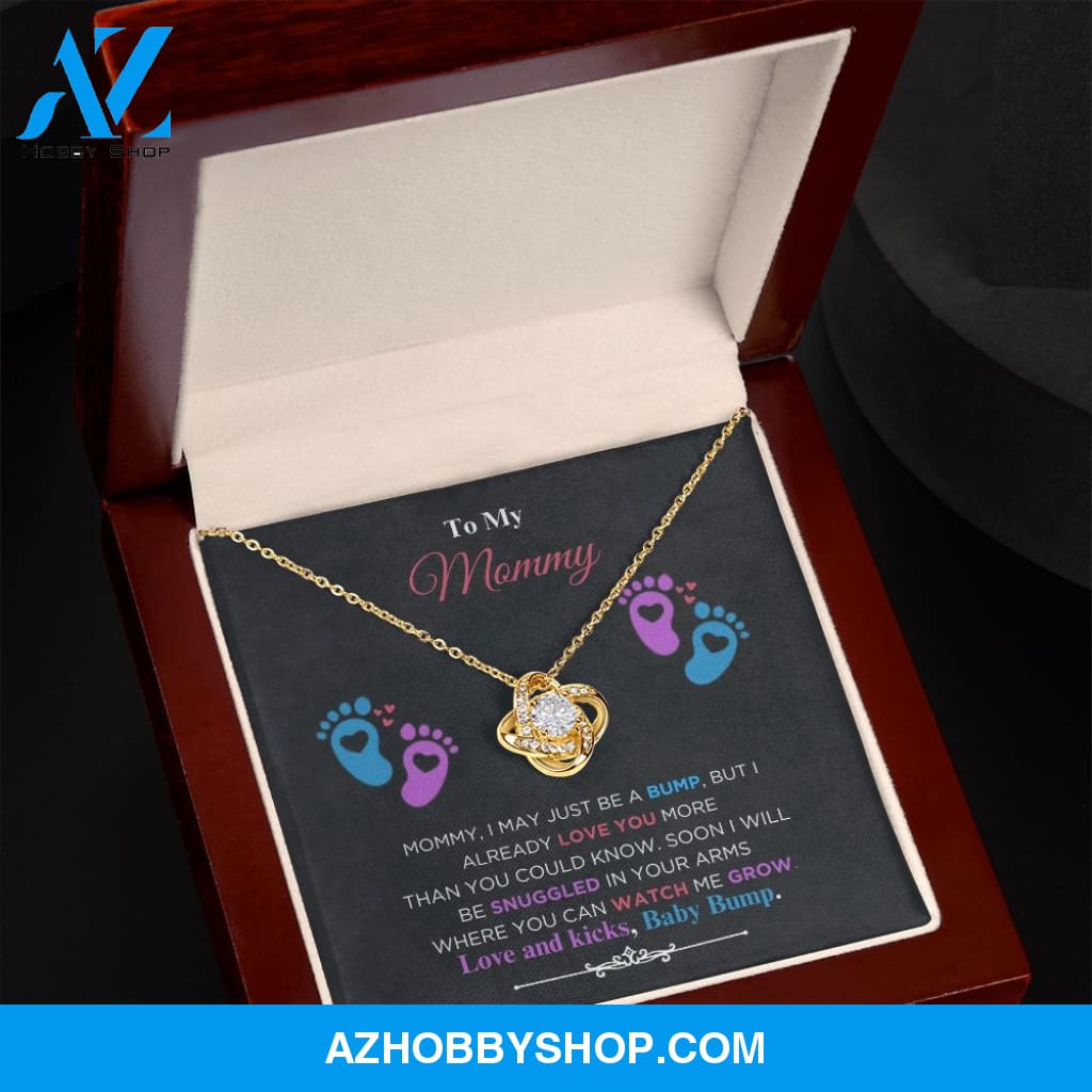 To My Mommy - Love And Kicks - Love Knot Necklace