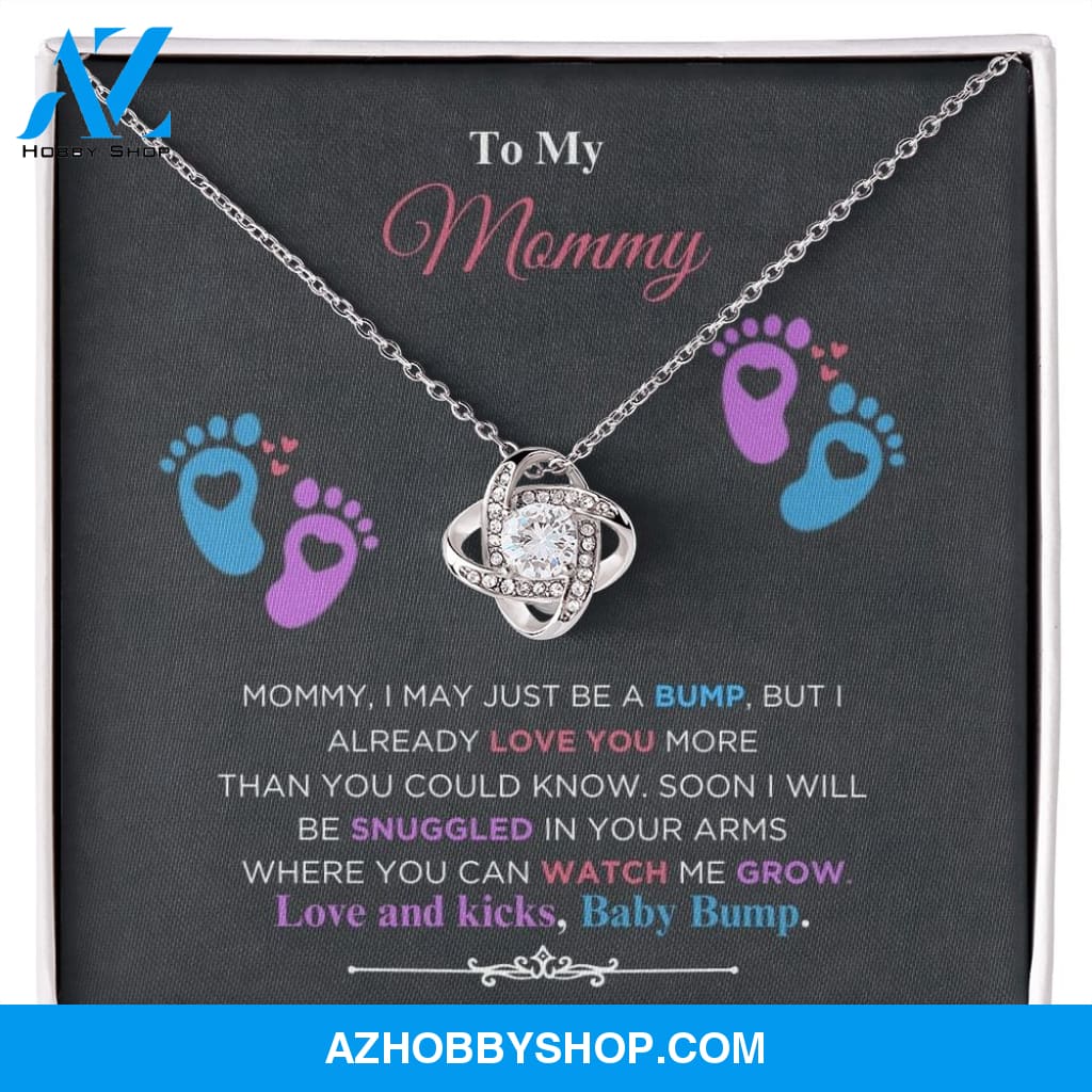 To My Mommy - Love And Kicks - Love Knot Necklace