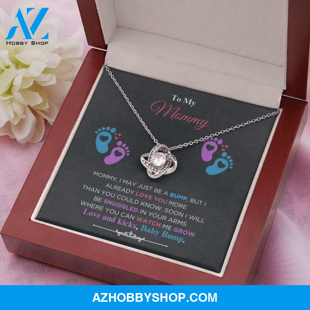 To My Mommy - Love And Kicks - Love Knot Necklace