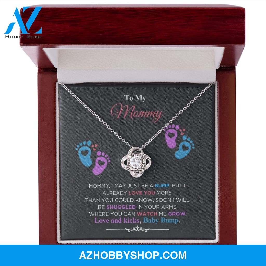 To My Mommy - Love And Kicks - Love Knot Necklace