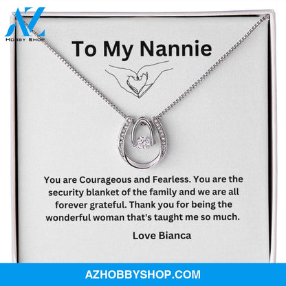 To My Nannie Pure Luck Necklace