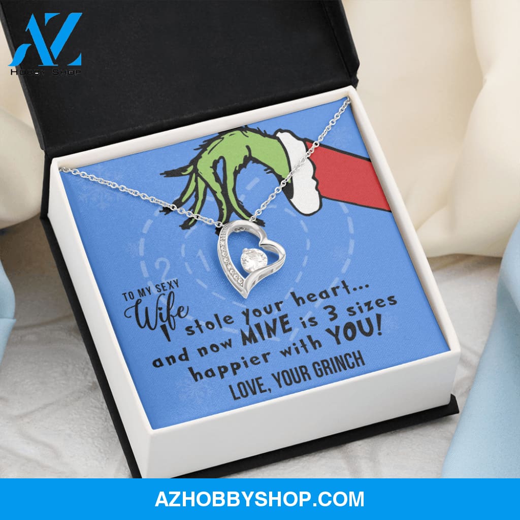 To My Sexy Wife, I Stole Your Heart, Heart Pendant Necklace