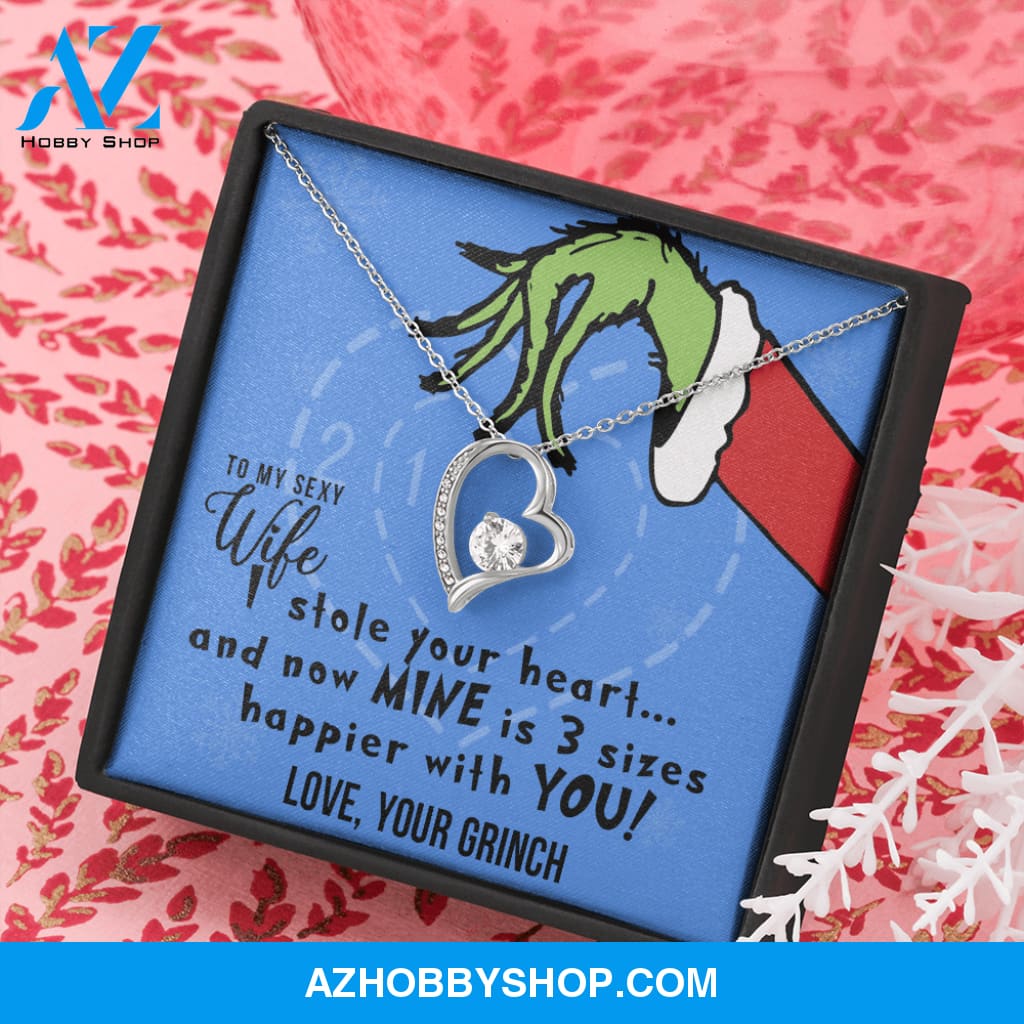 To My Sexy Wife, I Stole Your Heart, Heart Pendant Necklace