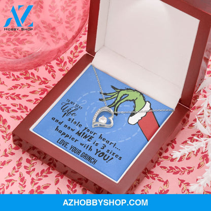 To My Sexy Wife, I Stole Your Heart, Heart Pendant Necklace