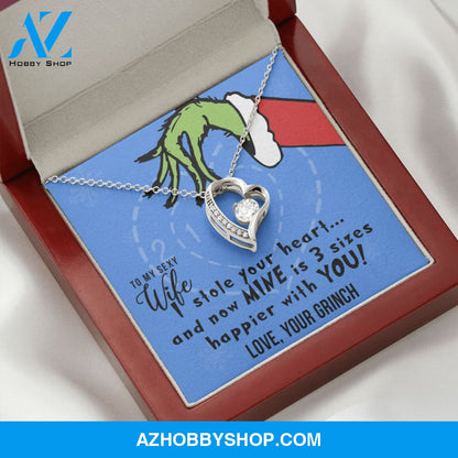 To My Sexy Wife, I Stole Your Heart, Heart Pendant Necklace