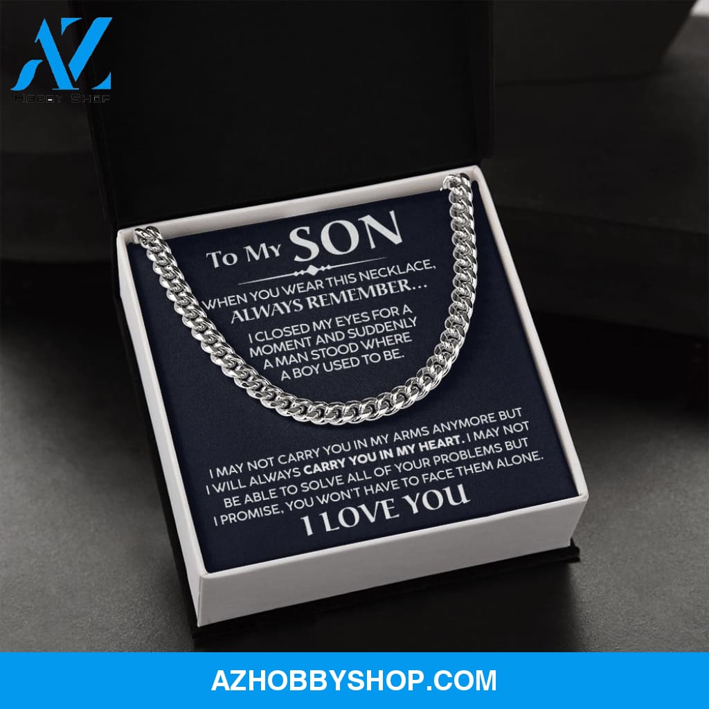 To My Son - Promise - Cuban Link Chain