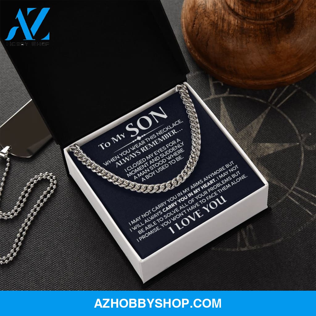 To My Son - Promise - Cuban Link Chain
