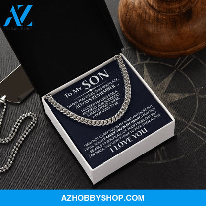 To My Son - Promise - Cuban Link Chain
