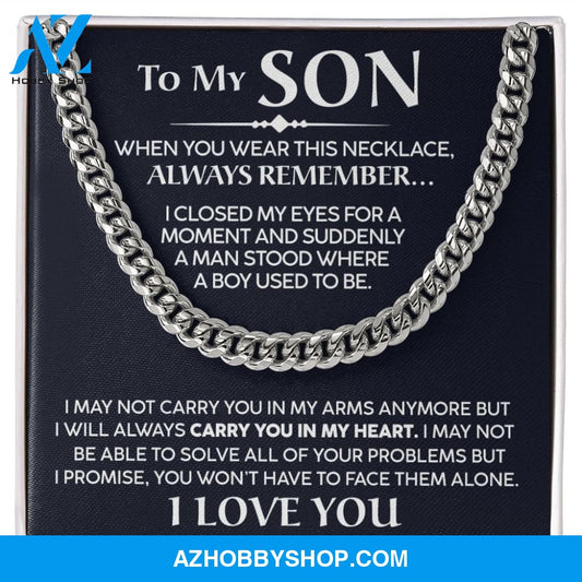 To My Son - Promise - Cuban Link Chain