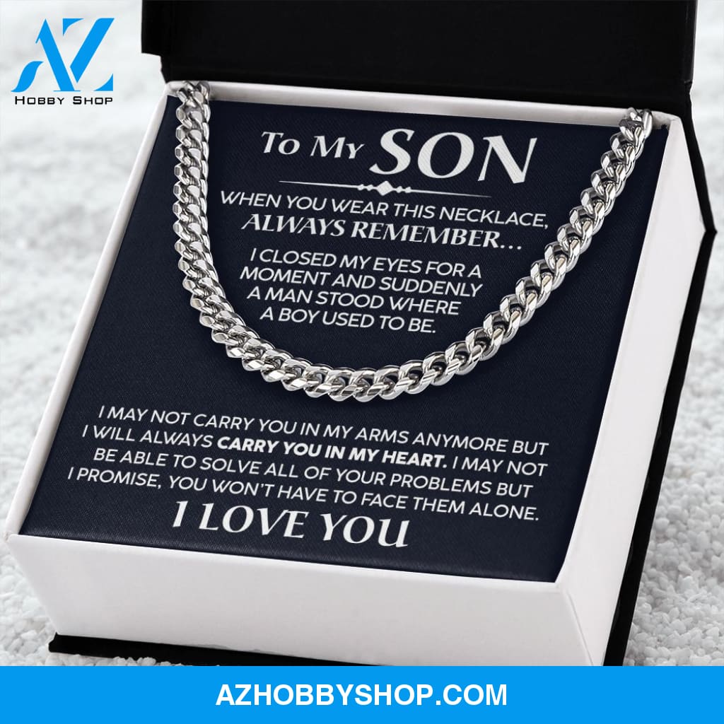 To My Son - Promise - Cuban Link Chain